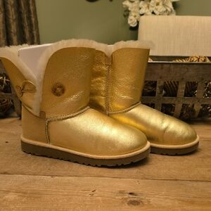 UGG Kids Gold Boots
